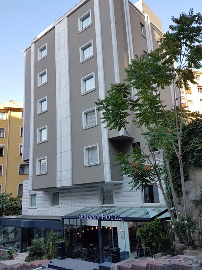 Semsan Hotel Istanboel Buitenkant foto