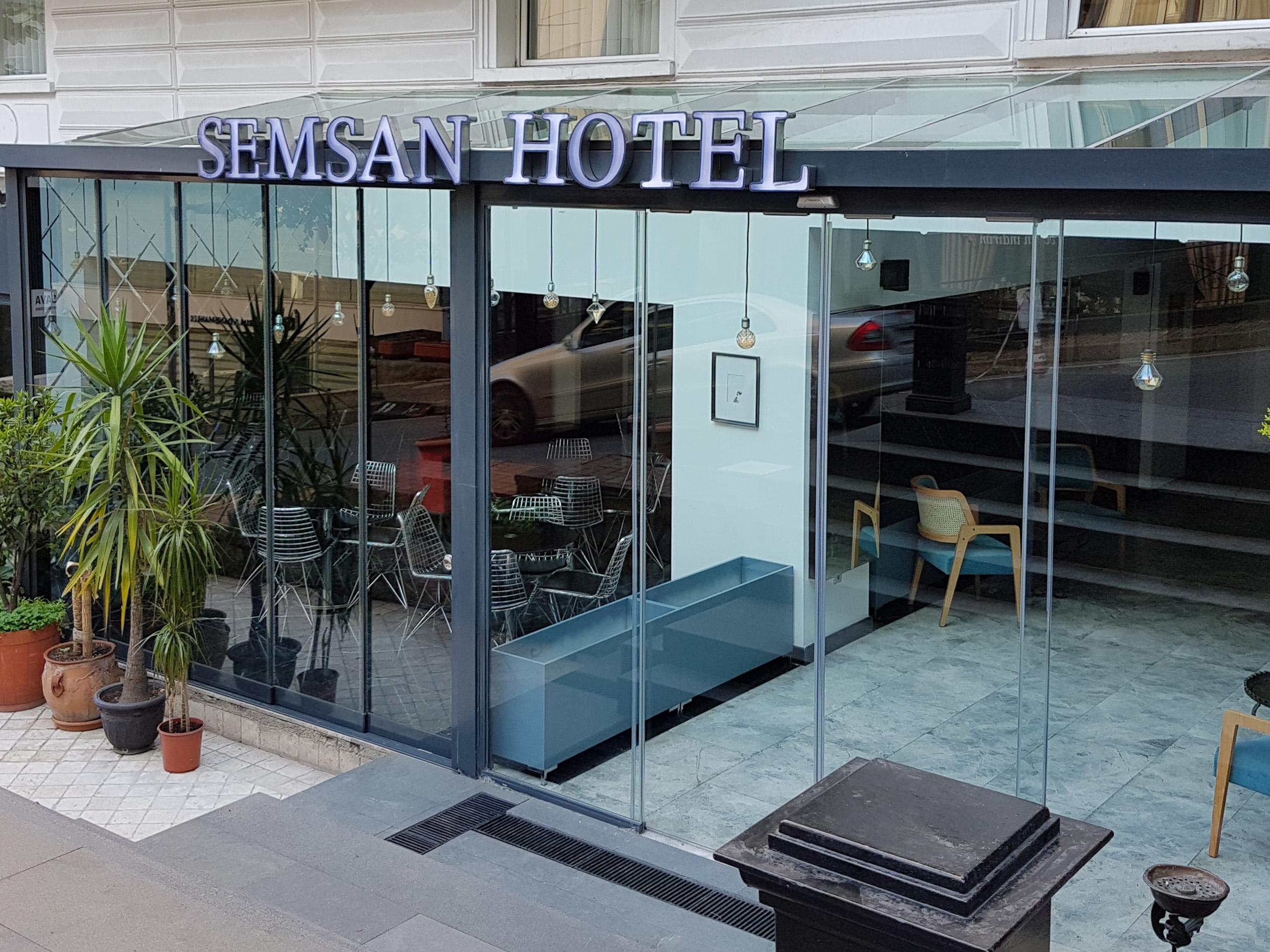 Semsan Hotel Istanboel Buitenkant foto