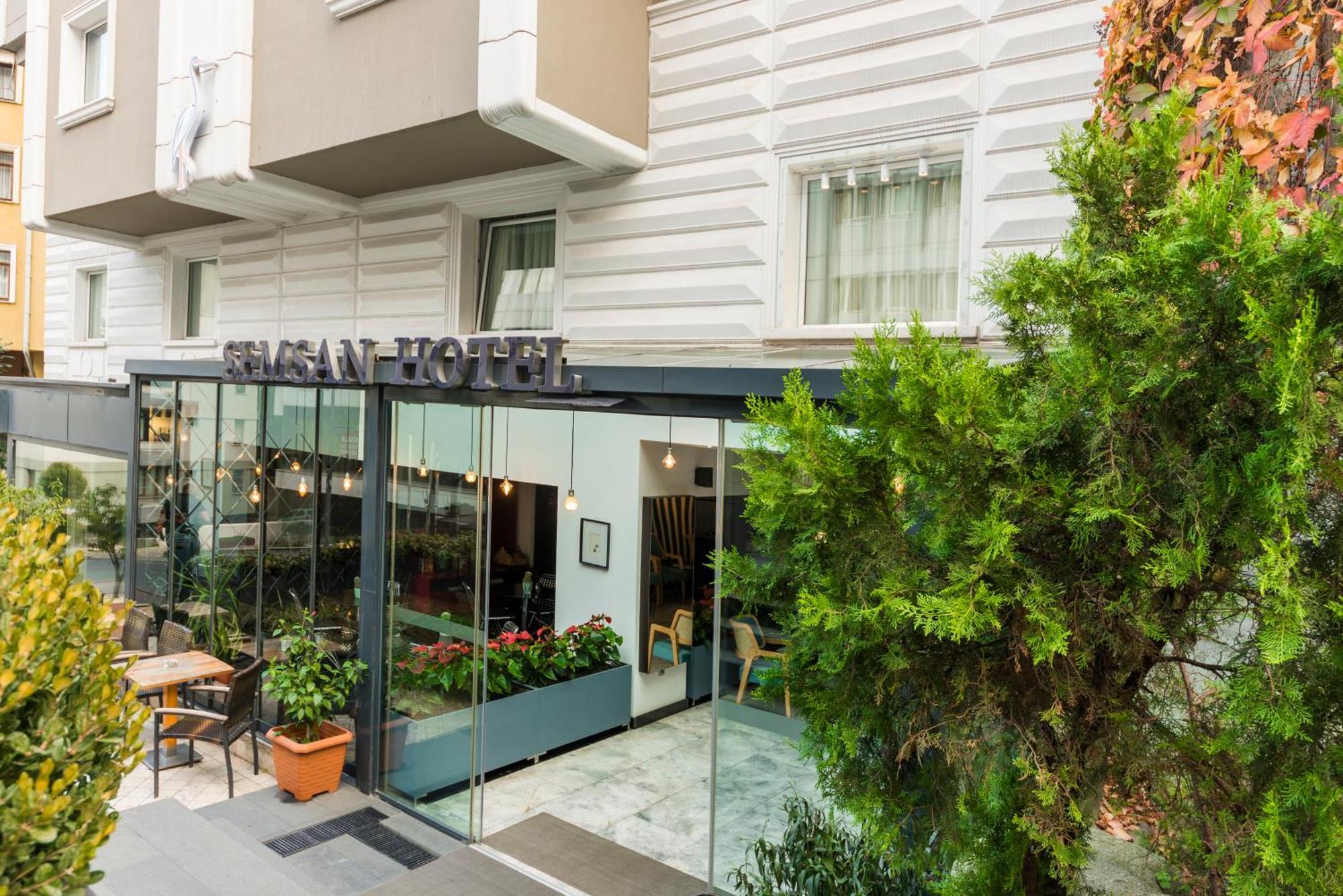Semsan Hotel Istanboel Buitenkant foto