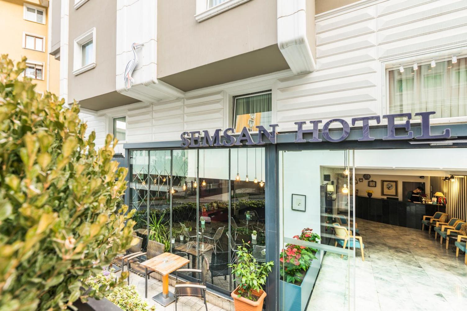 Semsan Hotel Istanboel Buitenkant foto